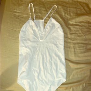 White move along bodysuit